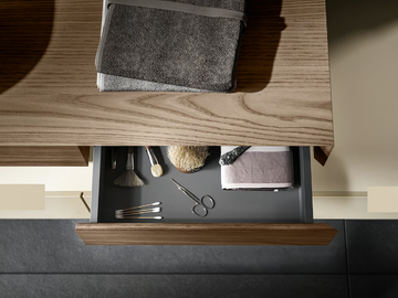 EOS 008 - Wall-mounted vanity unit with drawers by Edoné by Agorà - view 3